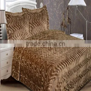 Modern High Quality Solid Color PV Plush Throw Faux Fur Blanket/mink Blanket thumbnail-4