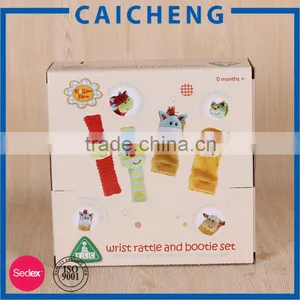 Customized Lid and Tray Rigid Paper Baby Shoe Box thumbnail-4