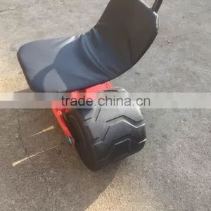Two-wheel Garden Work Rolling Seat Cart TC1407 thumbnail-5