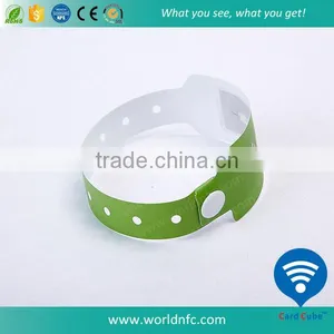 One Time Use ISO 14443A MF Classic 4K S70 NFC Paper Wristband thumbnail-3