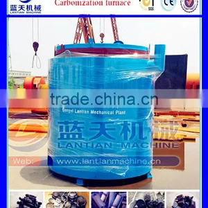 Bamboo Wood Briquette Coconut Shell Charcoal Furnace Carbonization Furnace thumbnail-3
