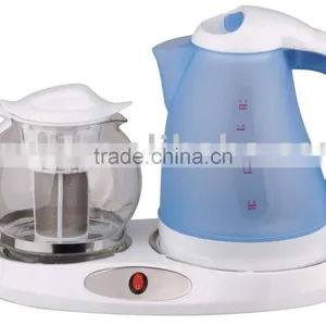 Electric Kettle Set 2011 With Glass Teapot Filter Water Gauge thumbnail-1