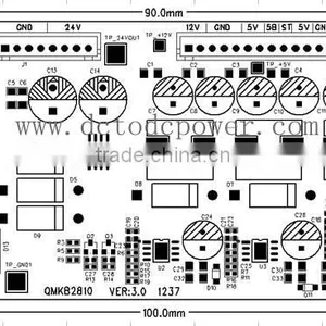 Car LCD TV TV Power Supply Board Buck Module 12V24V5V Quad Output Driver Power Module thumbnail-3