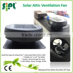 SUNNY FAN 18 Watt Solar Panel Powered Heat Exhaust Residential Roof Ventilation Air Extractor Fan thumbnail-3