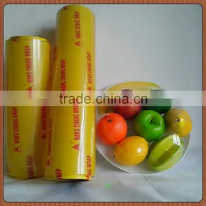 Excellent Gloss and Clarity Increases!!!PVC Cling Film for Food Wrap/PVC Food Wrapping Film/PE CLING FILM thumbnail-1