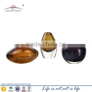 Home Decoration Empty Fragrance Reed Perfume Diffuser in Glass Bottle;mosaic Plug-in Fragrance Reed Diffuser thumbnail-1