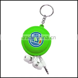 Promotional Gift Silicone Keychain With Cable Organizer,custom Keychain thumbnail-3