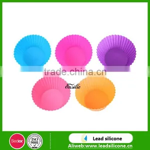 Rainbow Colors Custom Flower Shape Design Non-toxic Food Grade Silicone Cake Mould thumbnail-3