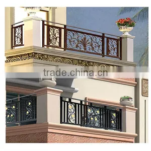 Modern Design Veranda Handrail Aluminum Balcony Fence Railing thumbnail-3