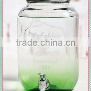 4 Liter Glass Juice Dispenser With Metal Cover thumbnail-1