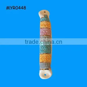 Colorful Star Ceramic Mezuzah thumbnail-1