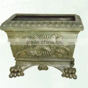 Trade Assurance Big Black Cast Iron Garden Pot,garden Big Pots,garden Flower Pots thumbnail-4