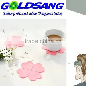 Hot Selling Custominzed Fllower Shape Heat Resistant Silicone Cup Mat thumbnail-3