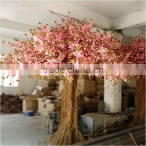 Cherry Blossom Tree Factory Indoor Wedding Decoration Artificial Sakura Tree thumbnail-1