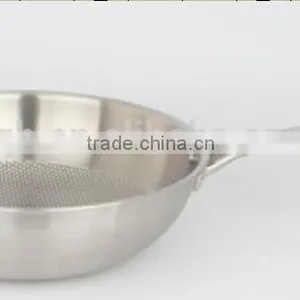 SS18/8 Food Grade Frying Pan/fry Pan thumbnail-2