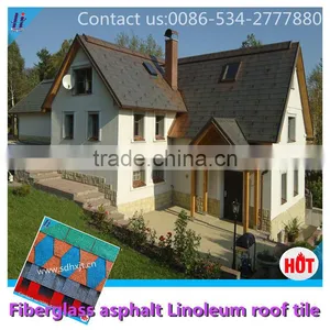 Hot Sale Roof Tile, Cheap Red Roofing Shingle, Fiberglass Asphalt Shingle Manufacturer thumbnail-1