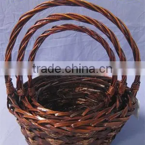 Willow Basket Round thumbnail-1