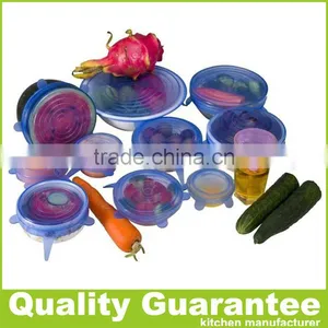 2016 Hot Selling Food Grade Eco-friendly Silicone Lid Silicone Stretch Lid thumbnail-6