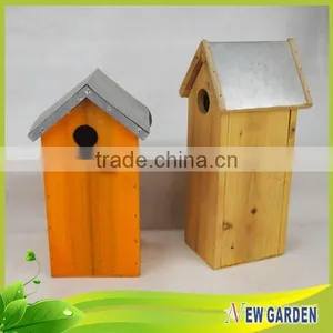 Good Services Cheap Square Orange Wooden Plant Pot Cover thumbnail-2