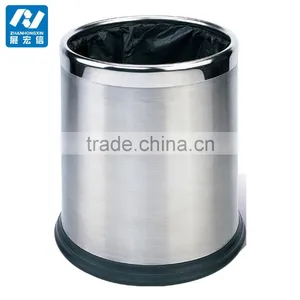Stainless Steel Trash Bin for Hotel Guest Room thumbnail-1
