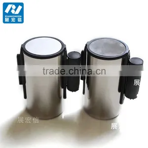 Stainless Steel Wall Mounted Belt Barrier - 2.5m Belt thumbnail-1