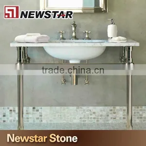 Stainless Steel Double Vanity Sink Base thumbnail-2