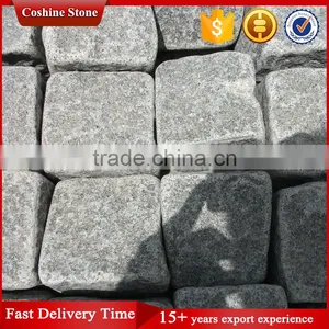 Natural Split Dark Grey Chinese Granite G654 Cube Stone thumbnail-5