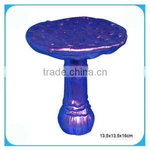 Electroplate Purple Ceramic Mushroom Home Decor thumbnail-1