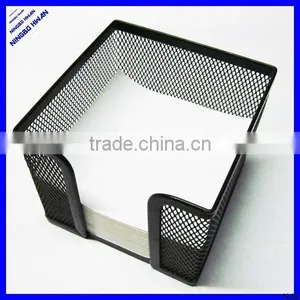 Desktop Black Wire Metal Mesh Note Holder thumbnail-1