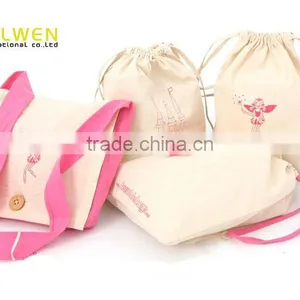 Promotional Cute Fairy Canvas Gift Bag thumbnail-1