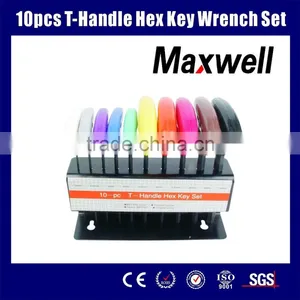10pcs T-Handle Hex Key Wrench Set thumbnail-1