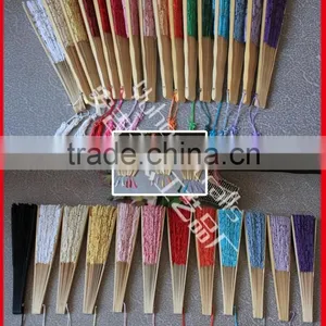 Wholesale Lace Wedding Bamboo Fan thumbnail-1