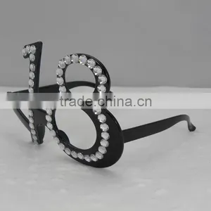 Plastic Number Shaped Eyeglasses thumbnail-3