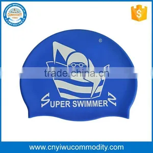 New Hot Promotional Solid Waterproof Silicone Swim Cap thumbnail-1