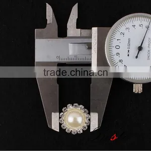 20mm Factory Wholesale Alloy Pearl Buckle for Flower thumbnail-4