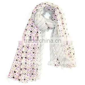 CT-SF014 Fancy Yarns Scarf for Fashion Ladies thumbnail-1