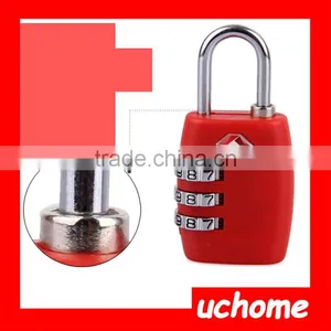 UCHOME Christmas Gift Colorful Custom Travel Secure Code TSA Lock, Luggage 3 Digital Combination TSA Code Lock Padlock thumbnail-3