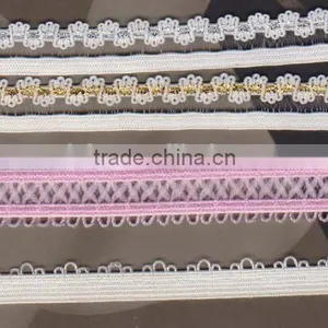 Customized High Quality Narrow Woven Elastic Nylon Binding Tape for Underwear thumbnail-1