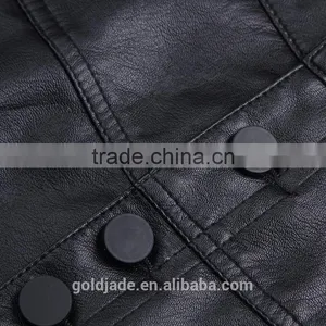 Latest Design High Wasit Sexy Lady Leather Pencil Skirt thumbnail-3