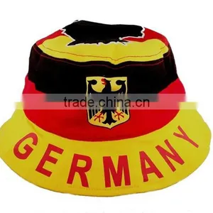 Wholesale 100% Cotton Print Pattern American Flag Bucket Hat thumbnail-4