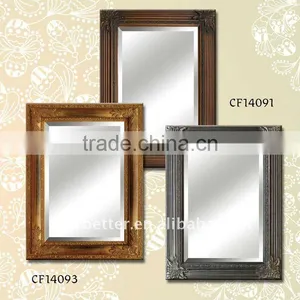 Classic Traditional Vintage Wooden Unique Home Decor Hanging Mirror thumbnail-1