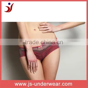 Woman Sexy Transparent Back Thongs, Sexy Fashion French Lace Panties thumbnail-1