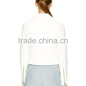 Hot Sale Lady Short Style Fitted Classic City Jacket Custom for Sale thumbnail-2