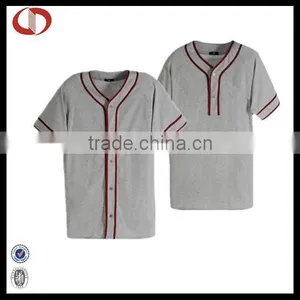 Cannda Baseball Buttons Shirt Baseball Jersey Wholesale for Men thumbnail-1