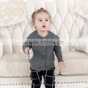 S17691A Wholesale Children Sweaters Knitting Kids Cardigan thumbnail-2
