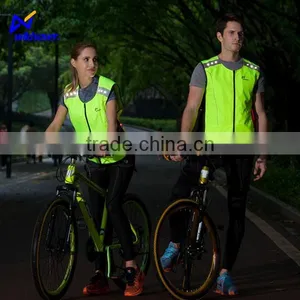 Sport Lovers Running Gear Led Safety Vest With Pockets thumbnail-6