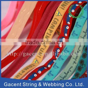 Factory Price Custom Printed Decorative Elastic Webbing for Garment thumbnail-1