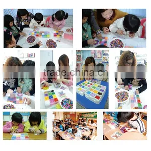 2400Pcs 24 Color Hama Beads 5MM Perler Beads DIY Creative Puzzles Tangram Jigsaw Board Educational Baby Kid Toys Gifts thumbnail-5