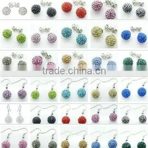 925 Sterling Silver Crystal Hot Selling Stud Earrings,crystal Ball Stud Earrings thumbnail-1