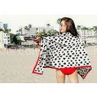 Five-pointed Star Patterned Microfiber Beach Towels Customized Machine Washing thumbnail-1